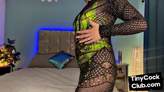 Blonde lingerie bae teasing