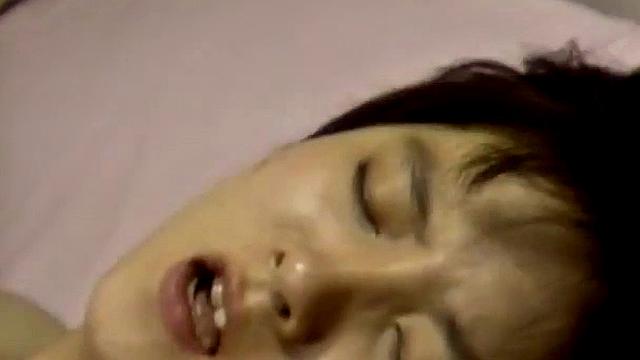 Horny Japanese gets pussy banged