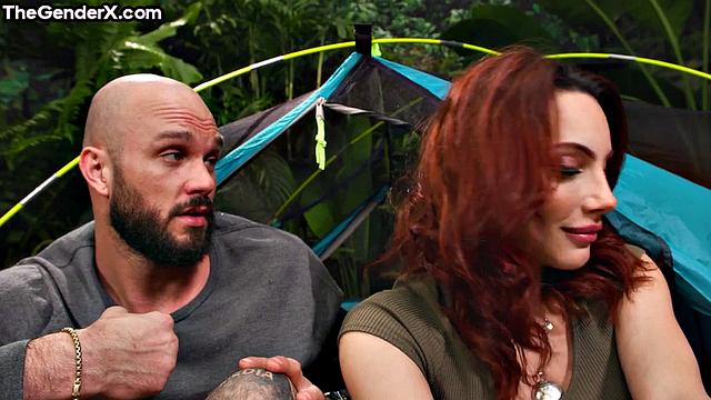 Outdoor tgirl ass ravaged by lover