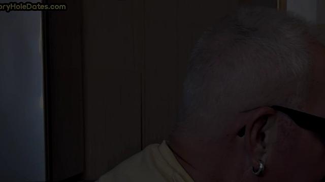 Mature enjoys gloryhole visit