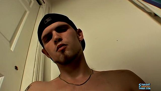 Ten Inch Straight Cock Shoots a Huge Load Right In Your Face - Nolan