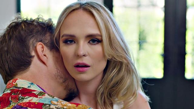 Hairypussy babe with medium boobs makes love with her BF