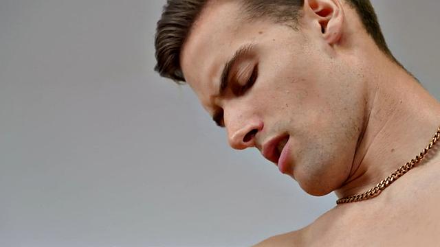 Solo eager jock wanks cock till cumshot