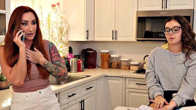 Booming Redhead Makes Love To Adorable Brunette - GirlfriendsFilms