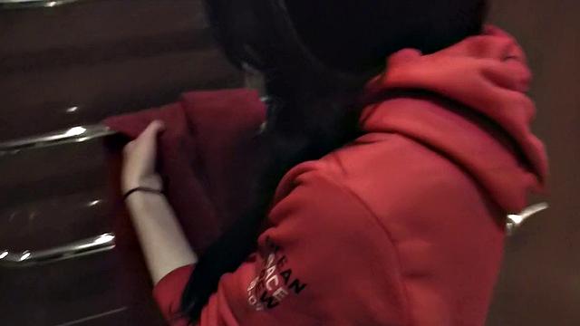 Lovely brunette girl gets boned by partner