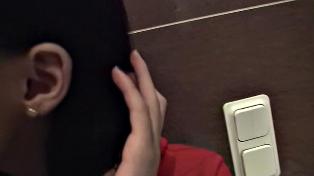 Lovely brunette girl gets boned by partner