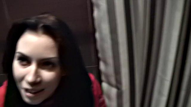 Lovely brunette girl gets boned by partner