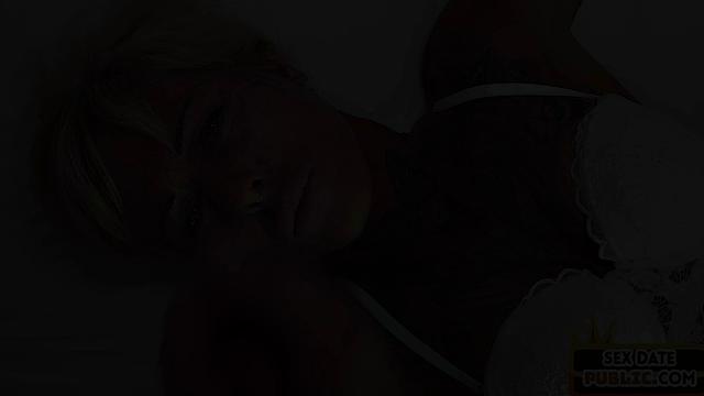 Horny blonde cougar drilled in POV