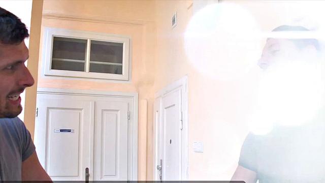 Busty Brunette's Double Bang