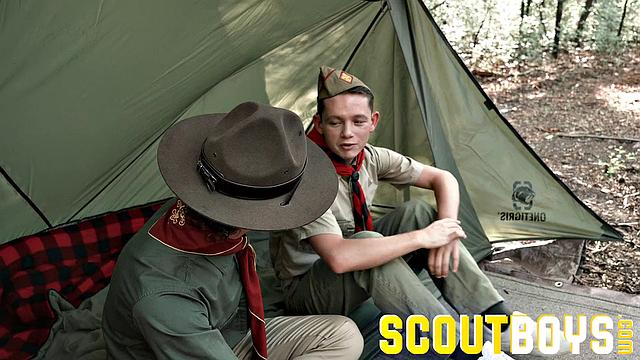 SCOUT LANDON - Setting Up Shelter