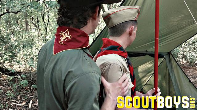 SCOUT LANDON - Setting Up Shelter