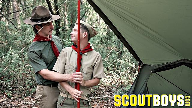 SCOUT LANDON - Setting Up Shelter