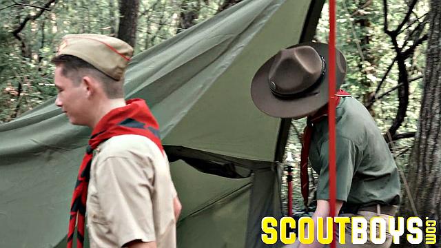 SCOUT LANDON - Setting Up Shelter