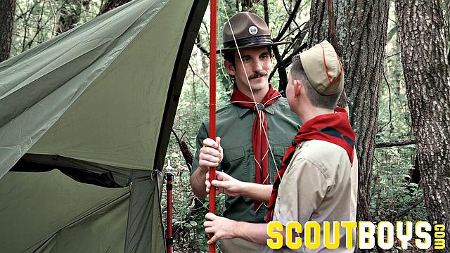 SCOUT LANDON - Setting Up Shelter