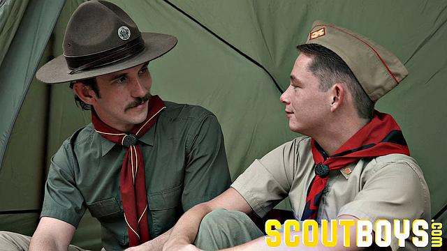 SCOUT LANDON - Setting Up Shelter