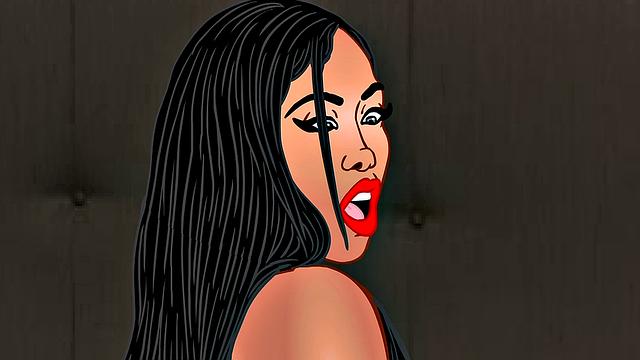 moriah mills трясет жопой и скачет на большом черном члене