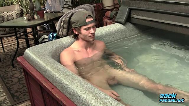 Derrick Dickem Swings Balls & Spurts Cum