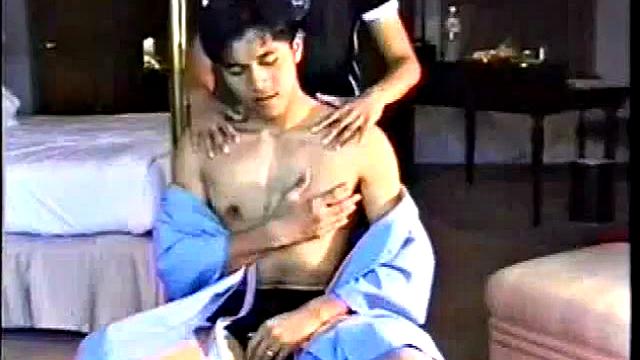 Naughty busty Asians 3some