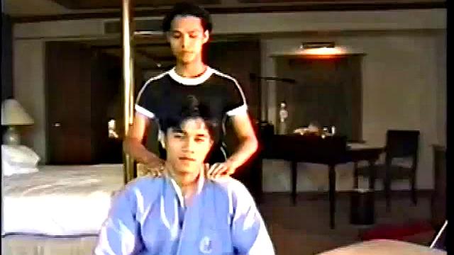 Naughty busty Asians 3some