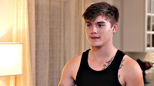 Tattooed big tit babe Desiree Nevada with her contractor