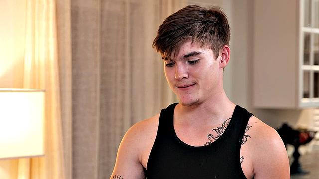 Tattooed big tit babe Desiree Nevada with her contractor