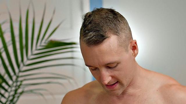 Eager jock assfucking stud until cumshot on body