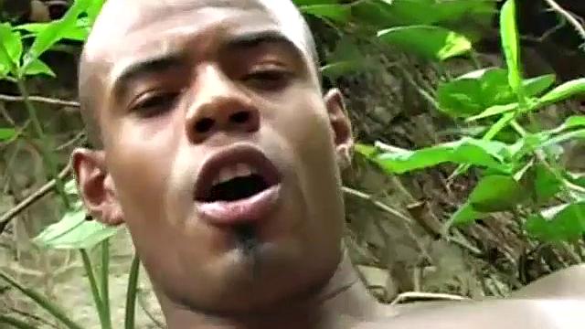 Pero Boteino stands in the jungle, beating his enormous cock while waiting for someone to join him. Blond beauty Pero Coresma offers, but not before Denis Torres gets blown by the Brazilian stud muffin.