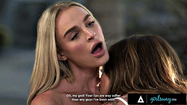 GIRLSWAY - Besties Adria Rae & Emma Hix Turn Scrapbooking Into Passionate Scissoring