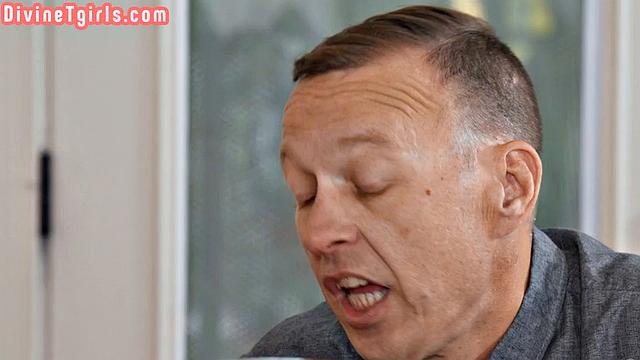 Stunning TS babes anal banged by lover