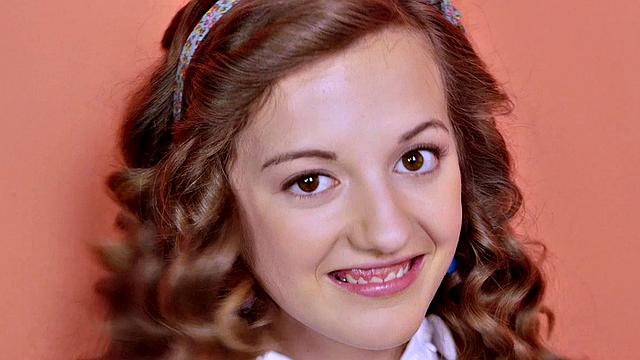 Letting the naughty out by sniffing her own panties and making herself cum