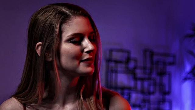 Busty nympho babe sucks and jerks before fucking in couple