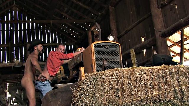 Kinky Latino stud fists tattooed MILF's ass after deepthroating a stiff one