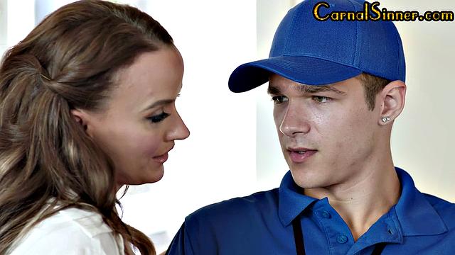 Big-titted beauty analfucked by stud