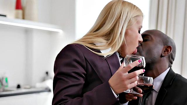 Amateur IR anal MILF fucked by BBC after cocksucking