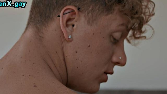 Manly jock rims and barebacks BF in bedroom