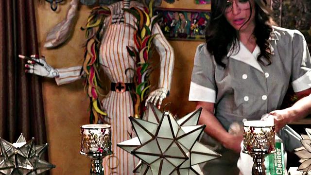 Big titted lesbians enjoy eating while fingering