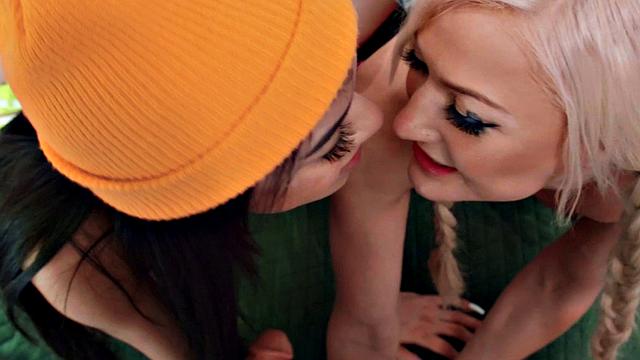 Watch Roommate Thief share BF with tattoos & pigtails