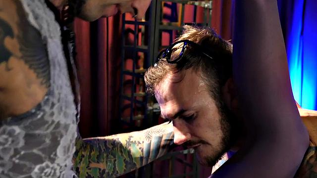 Bisex anal MILF enjoys 3some with maid crossdressser