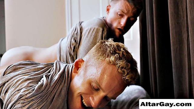 Priest Catches Two Twink Sacristans Making Out