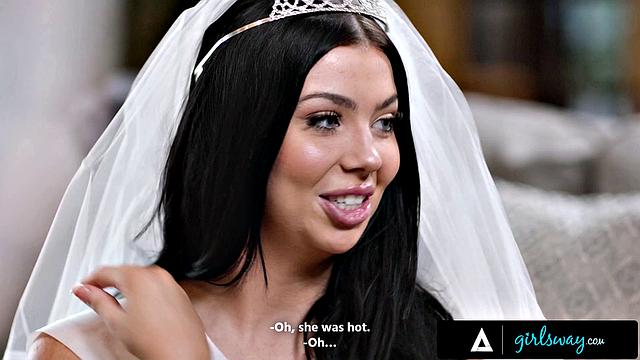 GIRLSWAY - Naughty Redhead Emma Teases Bride Bestie Holly Day With Lap Dance