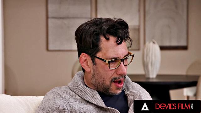 DEVILS FILM - River Lynn Comes Home Early From Retreat To Give Stepdad Tommy Pistol A Hard Anal Fuck