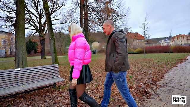 Sneaky Public Bathroom Sex With Nympho