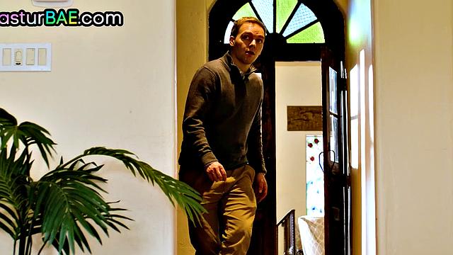 Cockhungry MILF caught masturbating gets pussyfucked