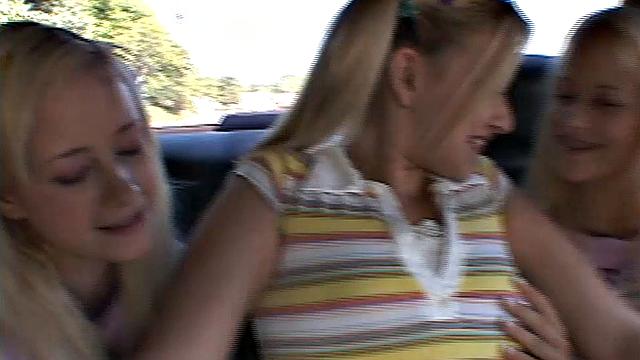 Miltontwin Threesome Play at Car