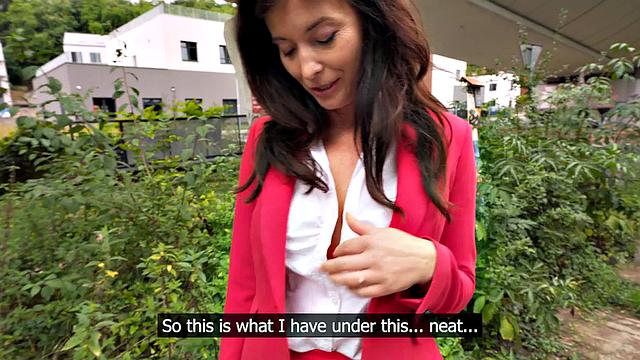 Secretary pussybanged in doggy