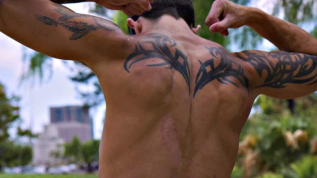 Tatted Hunk Kyle Wyncrest Destroys Every Hole On Jock - NextDoorStudios