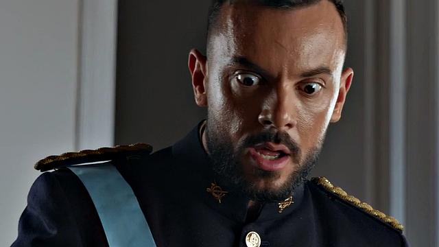 Royal twink barebacked till cumshot by athletic stud