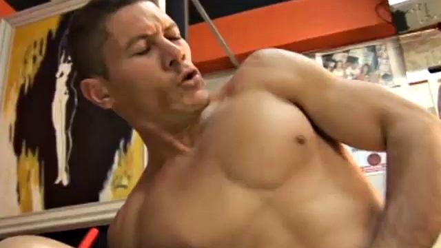 Carlito and Bernardo are Latin gym instructors, who find themselves alone and lusting for each other. Stripped, the two exchange blowjobs, and rim, before barebacking like rabbits.