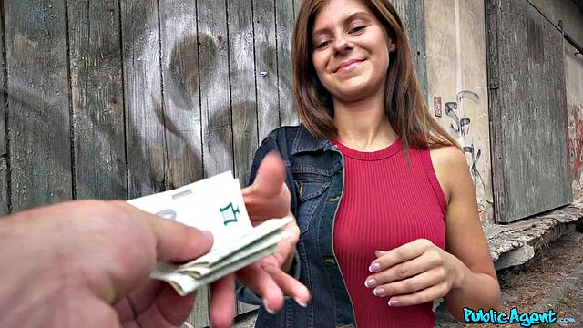 Fucked Outdoors for Cash