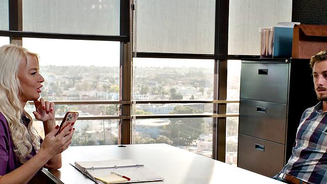 London River gets bent over and fucked by intern